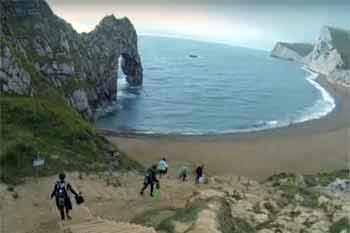 Durdle Door entry/exit