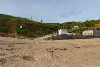Sandy bay entry/exit