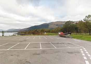 Carnoch bay car park