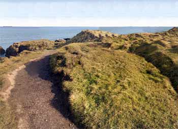 Girdle Ness Lighthouse entry/exit