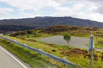 Kylesku narrows car park