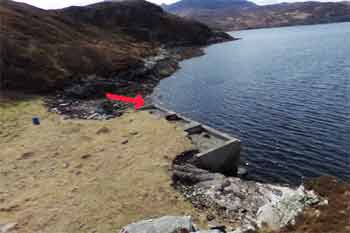 Kylesku narrows entry/exit