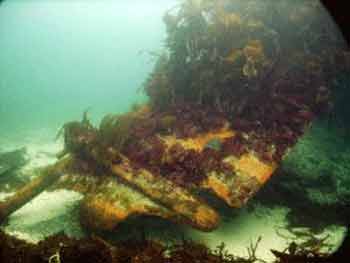 Wreckage of the SS Linkmore Scarfskerry haven2