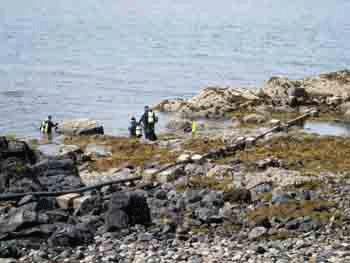 Carnach reef entry/exit