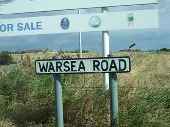 Turnoff to the beach Turnoff to the beach