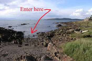 Portencross site entry Portencross site entry