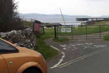 Portencross car parking Portencross