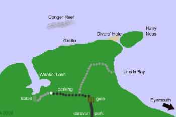 Dive map Dive map